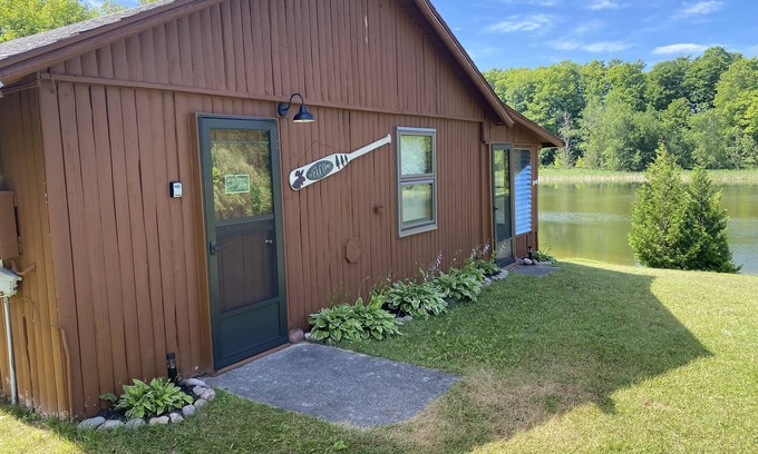 Cheboygan Cabin | Peaceful cabin with Black River frontage in Northern Michigan!
