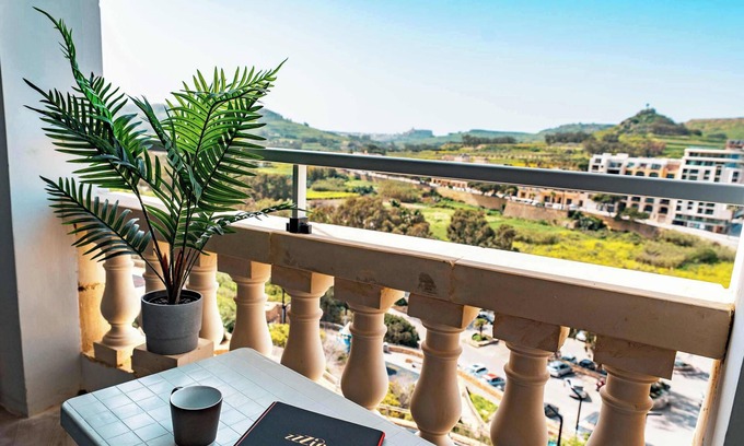Zebbug Apartment | Peaceful Valley Views, a Short Walk from the Coast