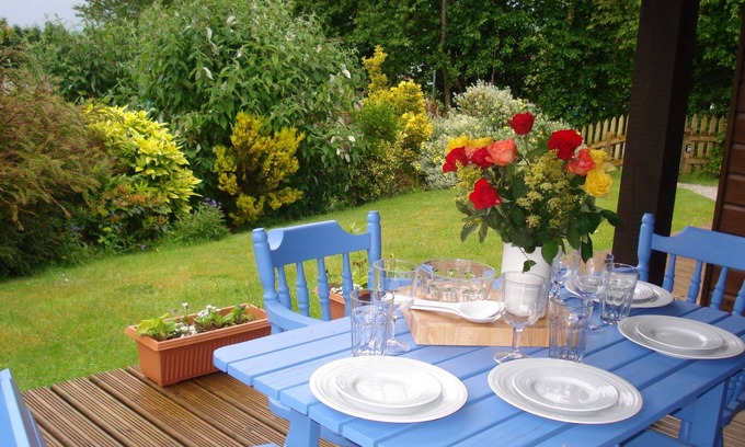 Boscastle Cabin | Pine Cabin With Great Sea Views In Peaceful Location