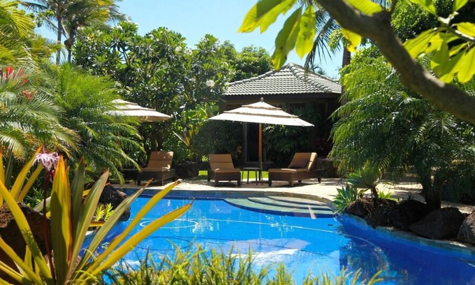 Bayview House | Poipu Bay Getaway - Poipu House - Saltwater pool, hot tub, AC!, Walk to Beach and Hyatt!