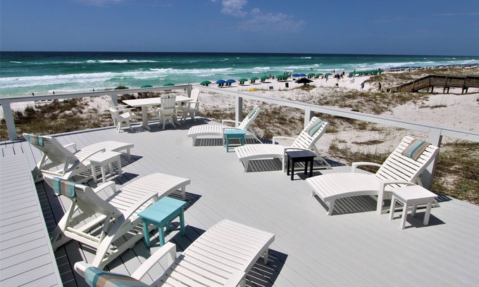 Crystal Beach House | Private Beachfront Home, Swimming Pool, Kayak, Paddle Boards & Free Chair Set Up