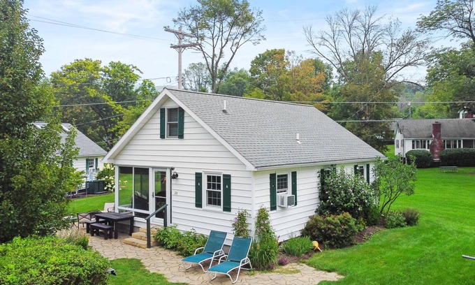 Lake George Cottage | Private Cottage on Lake George W/Wood-Burning Fireplace, Lake View, & Fast WiFi