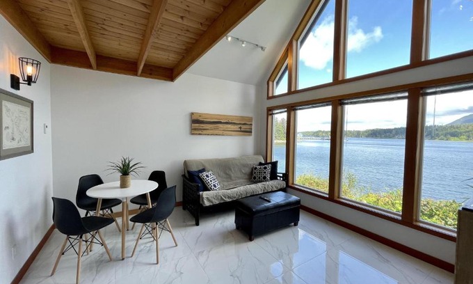 Ucluelet House | Private Oceanfront Cabin With Hot Tub Doc Holiday Cabin