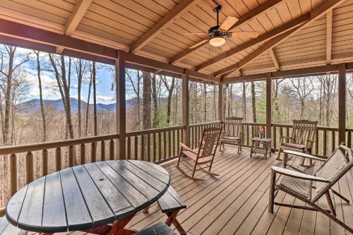 Sapphire House | Private Sapphire Valley Resort Cabin with Mtn Views!