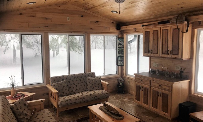 Iron River Cabin | Quiet Cabin Retreat in Iron River on ATV/Snowmobile Trail