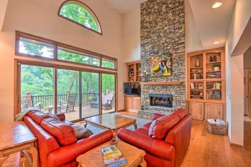 Sapphire House | Quiet Riverfront Escape with Deck and Fly Fishing!