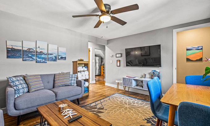 Quincy Apartment | Quincy Beach Home Next to Boston & T, Free Parking