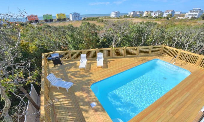 Tranquil Harbour House | Rare Find! 14 bed 8 bath Sleeps 26. Private. Ocean Views. Pool Hot Tub. Elevator