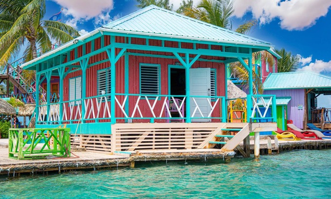 Placencia Cabin | Red Snapper Cabana at King Lewey Island Resort, Placencia Cayes, Belize