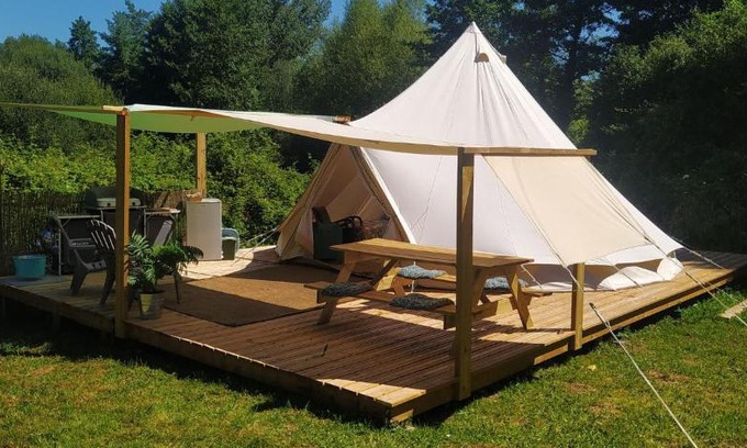 Ayen House | Relax in Nature Your Cozy, Fully Furnished Bell Tent Awaits