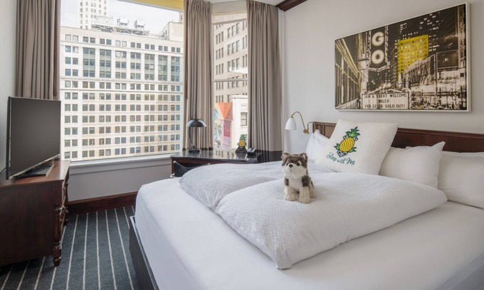 Downtown Chicago Hotel | Reliance King Suite at Staypineapple, An Iconic Hotel, The Loop