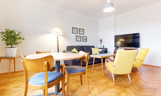 Brno Apartment | Retro Apartment with a View