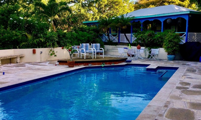 Jennings Cottage | Romantic Hideaway - Caribbean-styled cottage in lush tropical gardens