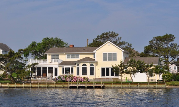 Bethany Beach House | Spacious, waterfront, 3-block walk to beach, water views everywhere pet friendly