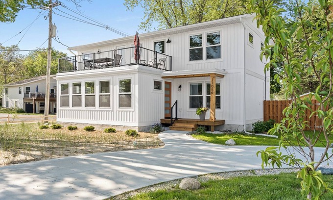 Spring Lake Cottage | Spring Lake cottage with hot tub, private waterfront and views, boat dock