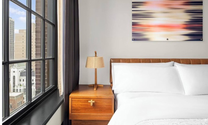 Central Park South Hotel | Standard King at Le Méridien - Rooftop Bar & Skyline Views near Central Park