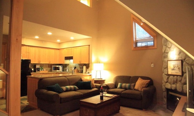 Whistler Creekside Condo | 'Stay Relaxed' in our Family Friendly Ski in/Ski out, Lofted Condo