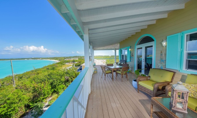 Great Exuma House | Stunning ocean views, first class accommodation - now with beautiful pool & deck