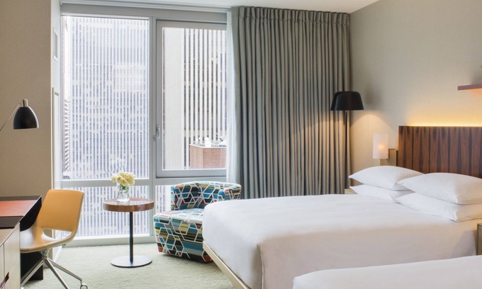 Theater District Hotel | Suite + Connecting Room at a 4.5⭐️ Hotel