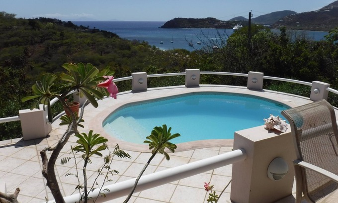 English Harbour Villa | The Garden House, 2 bed and bath, private pool, Views, Walk to Marinas and Beach