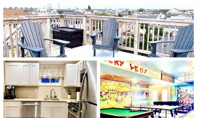 Seaside Heights Apartment | The Lighthouse-3 Bedroom with Casino Pier Gameroom