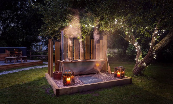 Saint Columb Major Cabin | The Wriggly Tin & Baa Spa at Tregoose Old Mill