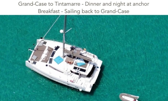 Grand Case Boat Rental | Tintamarre exclusive dinner and night at anchor