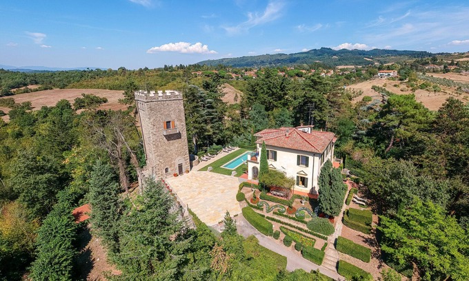 Casellina Other | Torre San Pietro - Beautiful Tuscan Villa and Medieval Tower with Private Pool