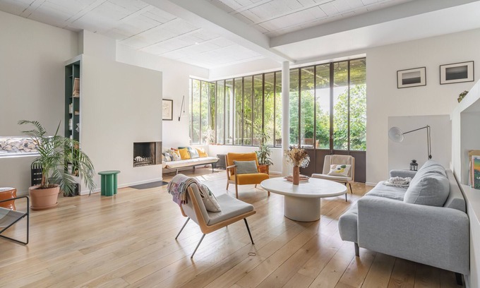 Montreuil House | Très Grande Maison D'architecte Avec Jardin, Idéal Pour les Familles