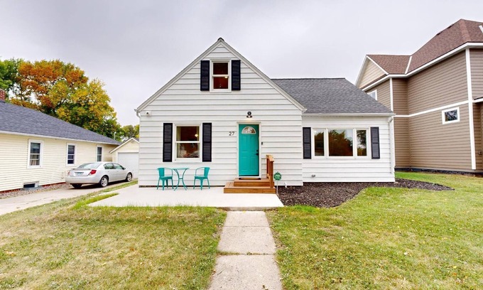 Clara City House | Turquoise Squirrel 27 : Lodge - walking distance to all amenities.