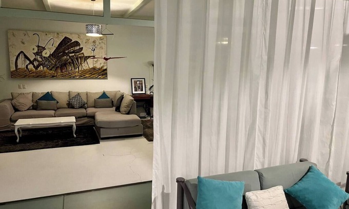 Oaxaca House | Two story high ceiling loft with heated pool