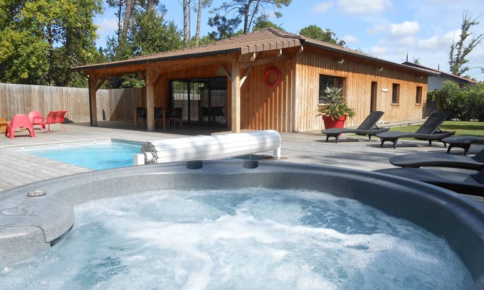 Ares Villa | Villa du Bassin 33, Arès, quiet location, SPA, heated pool (from 1/05 to 15/10)