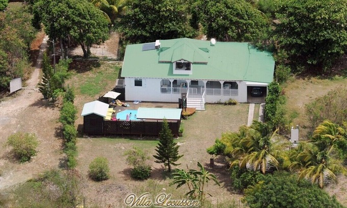 Saint-Francois Villa | . Villa Kreyol LECUSSON with swimming pool and sea view