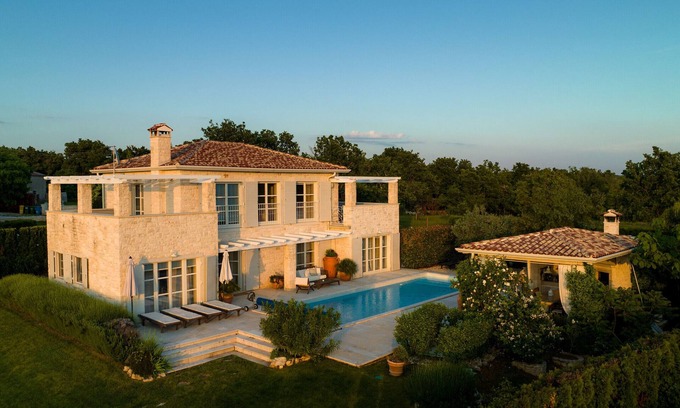 Baderna Villa | Villa Moonlight 1 near Poreč for 9 person - pet friendly with large garden, playground & 50 m2 pool