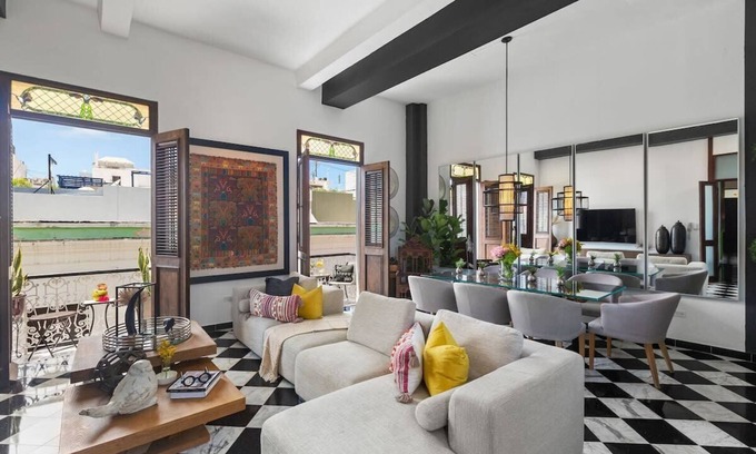 Mercado Apartment | Villa Solana | Modern & Eclectic 2 Bedroom