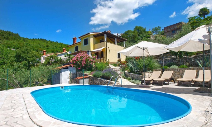 Rabac Villa | Villa with swimming pool and panoramic views