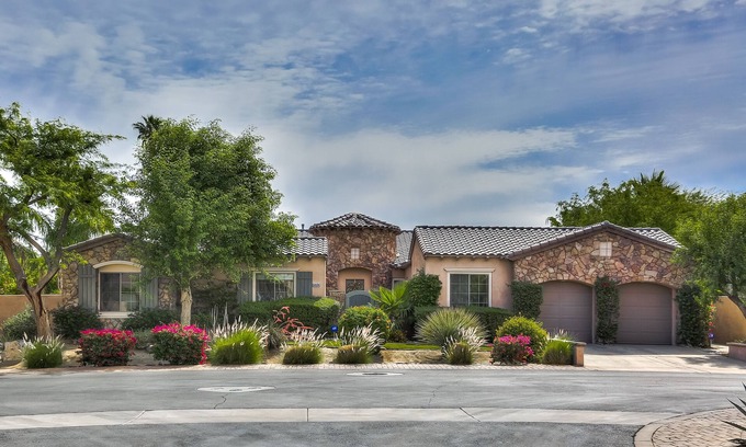 Indio House | Walk to Coachella & Stage Coach: Private Pool, Spa, Firepit, Pool Table, Casita
