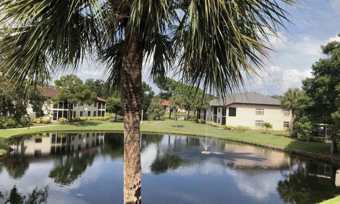 Trailer Estates Condo | Water view 2 bedroom Condo in Shorewalk 15 min to Anna Marie Island 5 min to IMG