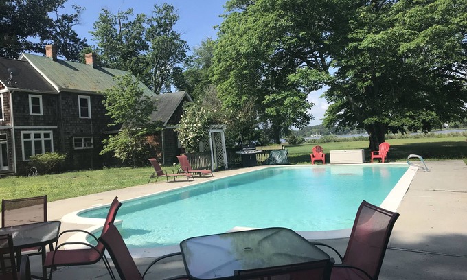 North Other | Waterfront Farmhouse, Private Pool, Dock, 2 Master Suites + optional guesthouse