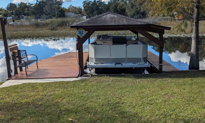 Inverness House | Waterfront lake home w/ fishing, boating, & water activities!