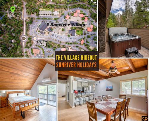Sunriver House | Welcome to The Village Hideout, Steps to the Village, Resort, Golf, SHARC, AC, Hot-tub, Grill and Bikes