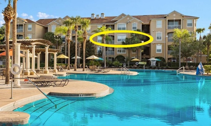 Windsor Hills Condo | Windsor Poolside Escape with Stunning Pool View-Perfect for Families!