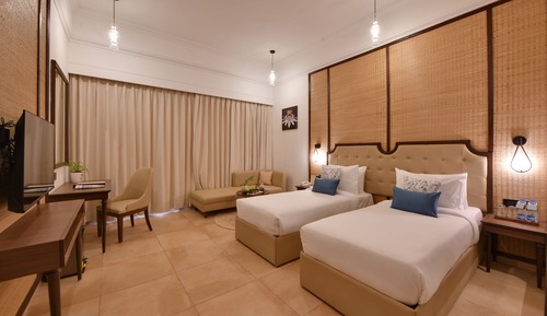 Winter Green Room, 2 Twin beds