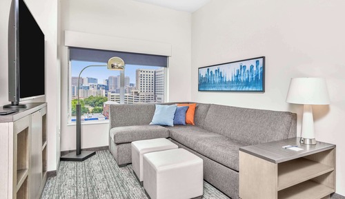 Studio, 1 King Bed with Sofa bed, Accessible, Kitchen (Roll-In Shower)