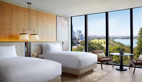 Room, 2 Double Beds, City View