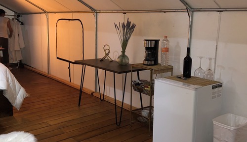 Basic Tent, 1 Queen Bed, Non Smoking, Mountain View