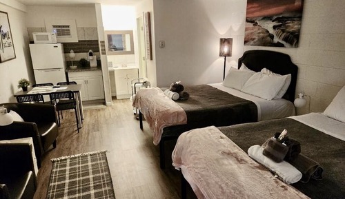 Classic Quadruple Room, 2 Double Beds, Non Smoking, Refrigerator & Microwave