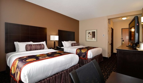 Standard Room, 2 Queen Beds, Non Smoking, Refrigerator & Microwave