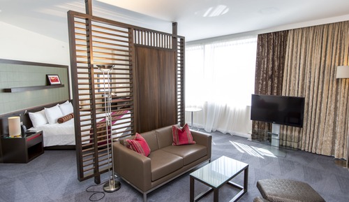 Premier King Family Room with Sofa / Rollaway Bed