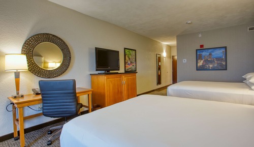 Deluxe Room, 2 Queen Beds, Refrigerator & Microwave (Upper Floor)